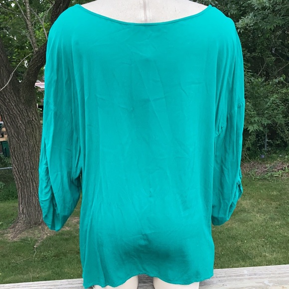⚜️Mint Green 3/4 Length Sleeve Old Navy Blouse! - Picture 5 of 9